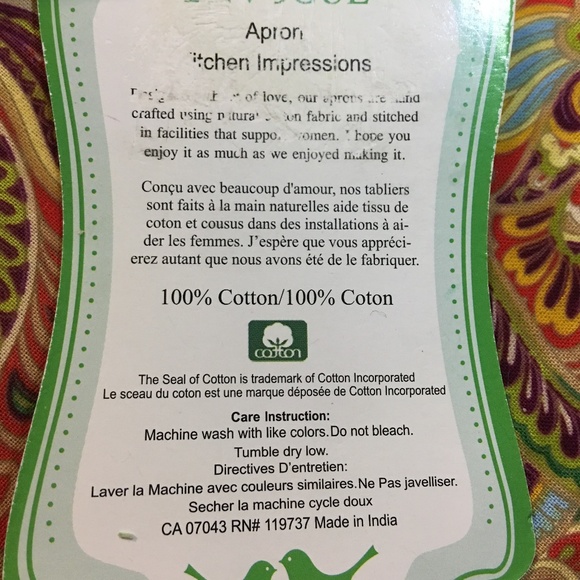 Apron with Beads and Ruffles - Picture 6 of 6